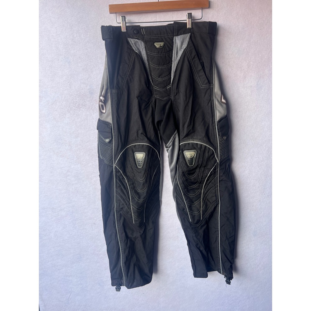 Proto Paintball Pants Black Grey Padded Technical Player Gear Mens Large